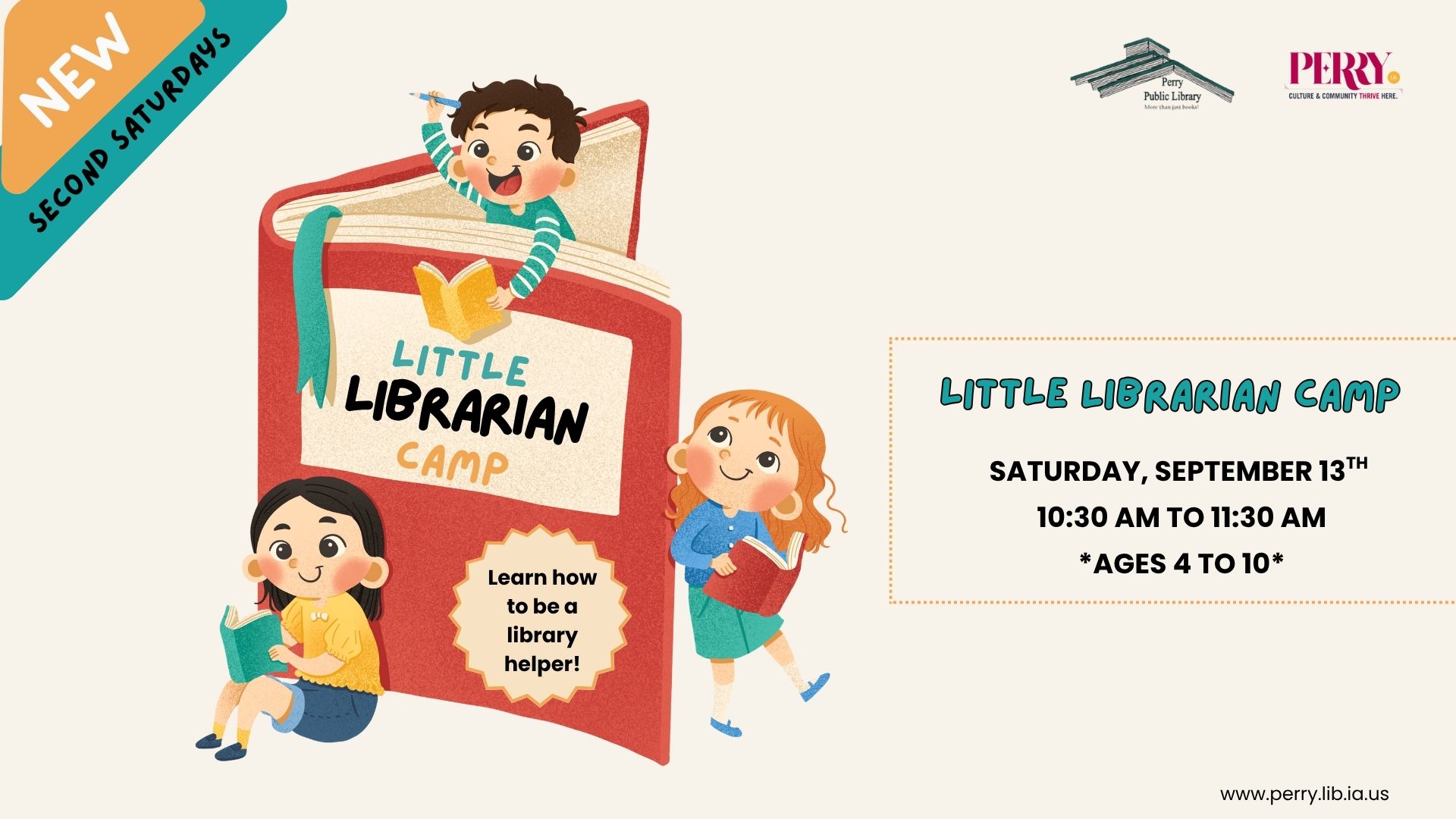 Library Camp Special Events for Babies and Kids :: Perry Public Library